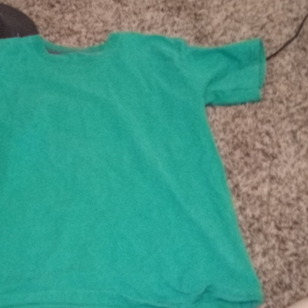 Plain green t-shirt